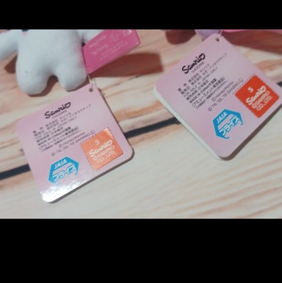 Sanrio X Honeyworks Rare My Melody Kuromi Plush Keychains W/Tags - Picture 9 of 10